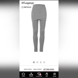 CAbi Heather Gray M'leggings XS